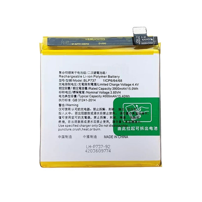 Battery For OPPO Reno 2F/ Reno2Z / BLP737