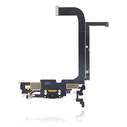 For iPhone 13 pro max Charge Port Flex Cabe Black(Premium OEM)(SKU:1478623)
