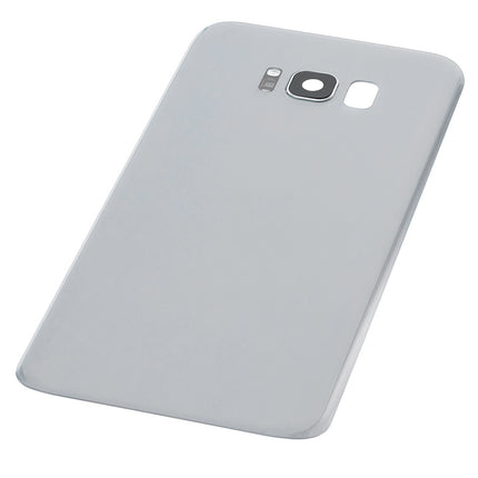 For Samsung Galaxy S8 Plus/G955 Back Cover With Camera Cover(No Logo) Silver(Aftermarket Plus)(SKU:1087204)