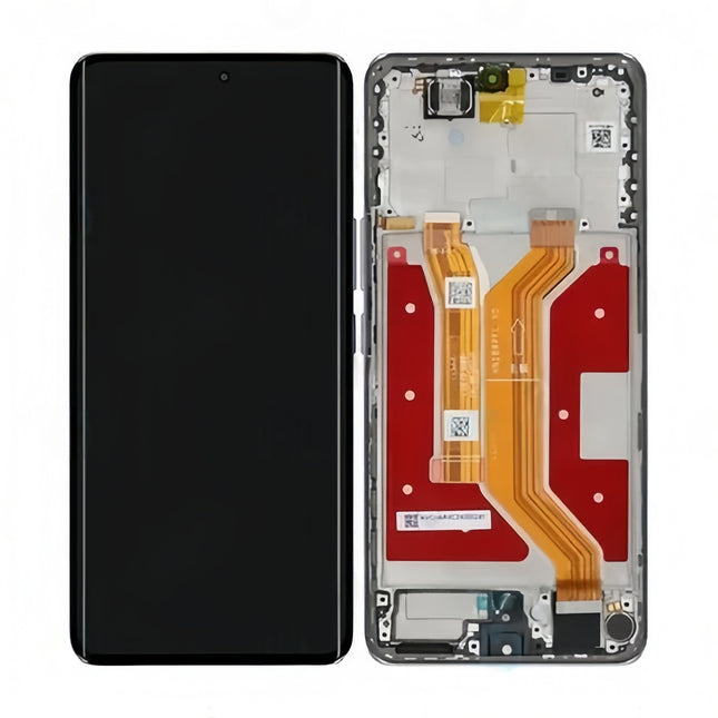For Honor Magic7 Lite OLED assembly With Frame Black Premium OEM (SKU:1563039)