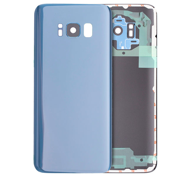For Samsung Galaxy S8/G950 | Back Cover With Camera Cover(No Logo) | Blue(Aftermarket Plus)