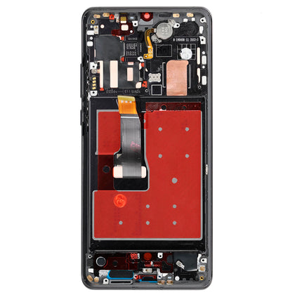 For Huawei P30 Pro LCD Assembly (OLED) With Frame Black ( Aftermarket Plus ) ***DE Warehouse***(SKU:1506975)