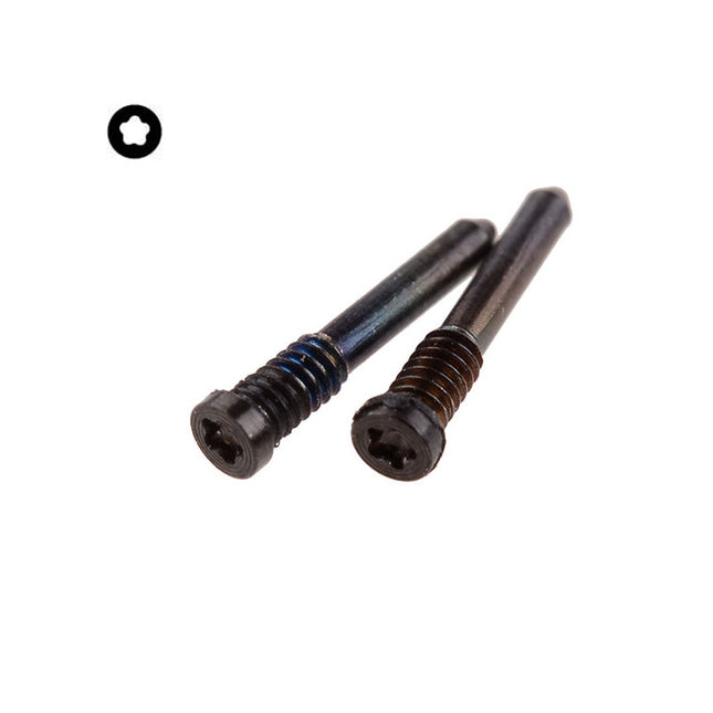 For iPhone 11 | Charger Connector Screw/2pcs | Black(Premium OEM)