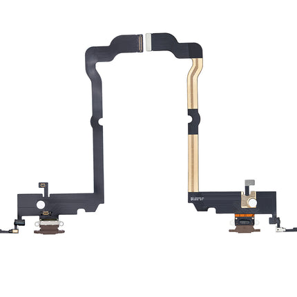 For iPhone Xs max Charge Port Flex Cabe Gold(Premium OEM)(SKU:1479399)