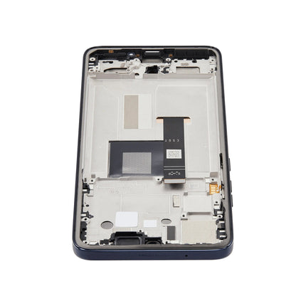 For Motorola Edge 50 Neo OLED assembly With Frame Black Refurbished (SKU:1563104)