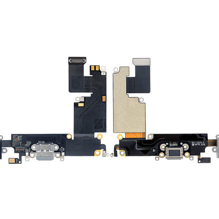 For iPhone 6 Plus Charge Port Flex Cable/Earphone Flex Cable Gray(Premium OEM)(SKU:1348582)