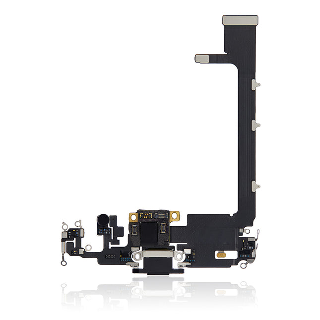 For iPhone 11 Pro Max | Charge Port Flex Cable With IC | Black(Premium OEM)