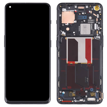 For OnePlus OnePlus 10 Pro | LCD Assembly with Frame | Black(Refurbished)