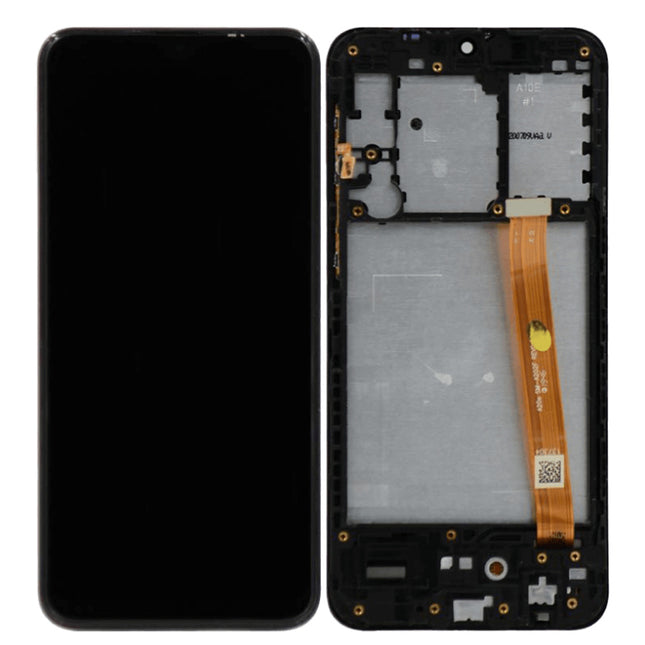 For Samsung Galaxy A10e/A102 | LCD Assembly With Frame | Black(Refurbished)