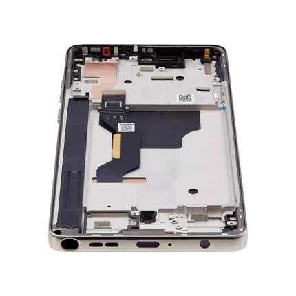 For Motorola G Stylus 5G (2024)  OLED assembly With Frame/XT2419-2 Silver (SKU:1565316)