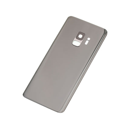 For Samsung Galaxy S9/G960 Back Cover With Camera Cover(No Logo) Silver(Aftermarket Plus)(SKU:1087718)