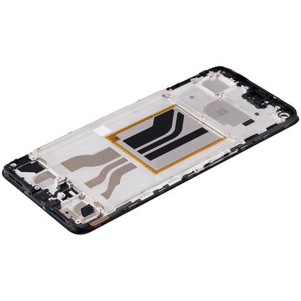 For Realme GT2 / OLED assembly With frame / black  (Refurbished)(SKU:1496500)
