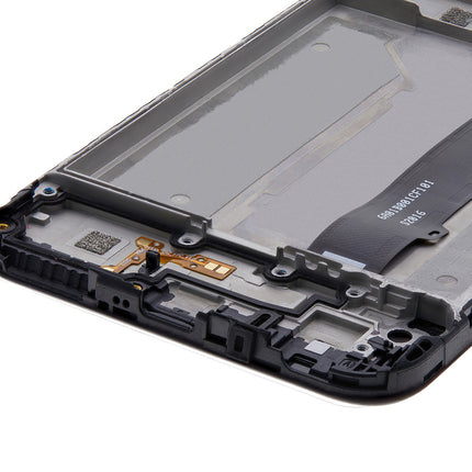 For LG K41S LCD Assembly With Frame Black(Refurbished)(SKU:1441538)