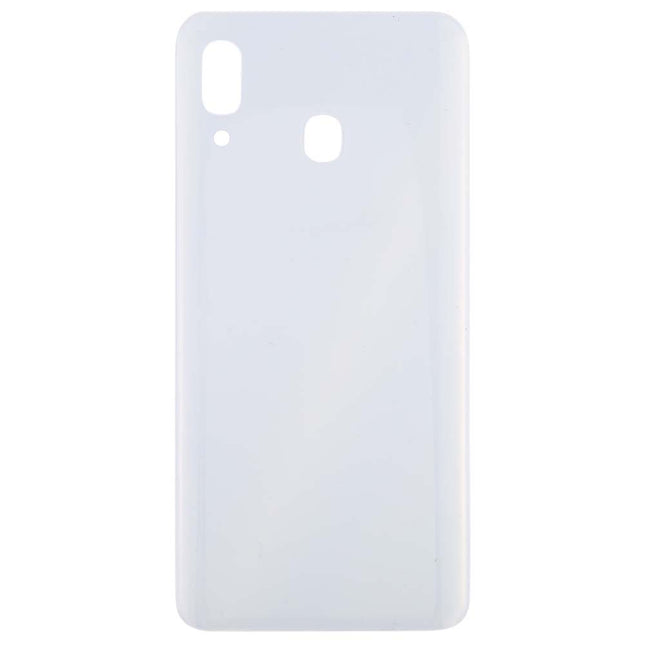 For Samsung Galaxy A30/A305F | Back Cover(No Logo) | White(Aftermarket Plus)