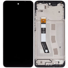 For Motorola G54 5G LCD Assembly With Frame | Black (Refurbished)