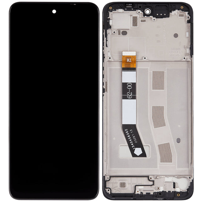 For Motorola G54 5G LCD Assembly With Frame | Black (Refurbished)