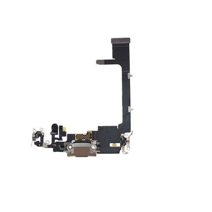 For iPhone 11 Pro Charge Port Flex Cable without IC Gold(Premium OEM)(SKU:1155234)