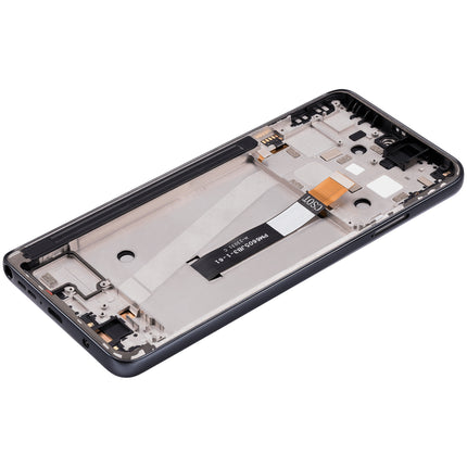 For Motorola G Stylus 2023 5G LCD assembly With Frame Black Refurbished (SKU:1563426)