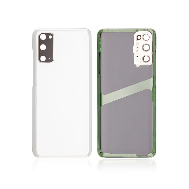 For Samsung Galaxy S20 5G | Back Cover With Camera Cover(No Logo) | White(Aftermarket Plus)