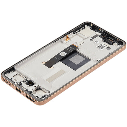For Motorola Edge 50 Neo OLED assembly With Frame Orange Refurbished (SKU:1563106)