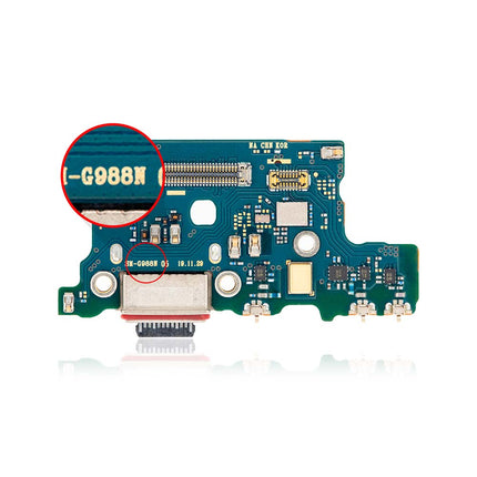 For Samsung Galaxy S21 Ultra 5G/G998 | Charge Port Flex Cable with Sim Card Reader/F version | (Premium OEM)