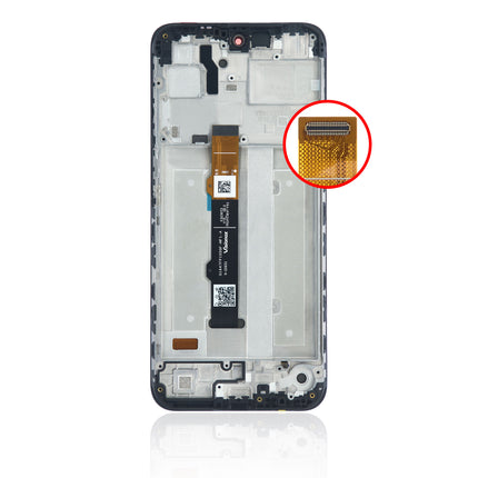 For Motorola G41 LCD Assembly With Frame Black ?¡§Premium OEM)??(SKU:1507527)