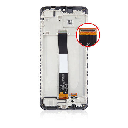 For Xiaomi Redmi 9A/Redmi 9C LCD Assembly With Frame Black(Premium OEM)(SKU:1475344)