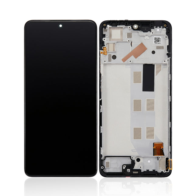 For Xiaomi Redmi Note 11 Pro 4G Note 11 Pro 5G / Poco X4 Pro 5G / Redmi Note 11E Pro 5G OLED assembly With frame / black  (Refurbished)(SKU:1495359)