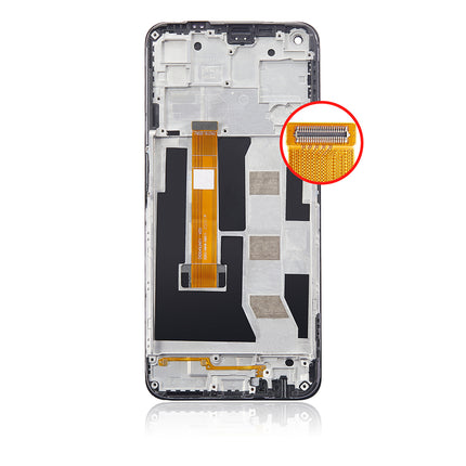 For OPPO A53 5G / A53S 5G LCD Assembly With Frame Black(Refurbished)(SKU:1496373)