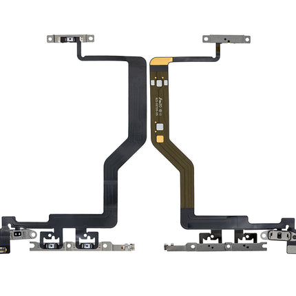 For iPhone 12 Pro max | Volume On/Off Flex Cable With Clip | (Aftermarket Plus)