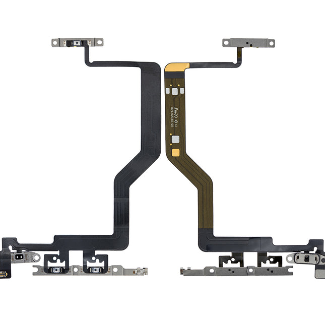 For iPhone 12 Pro max | Volume On/Off Flex Cable With Clip | (Aftermarket Plus)