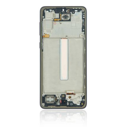 For Samsung Galaxy A33 5G / OLED assembly With frame / black  (Refurbished)(SKU:1554807)