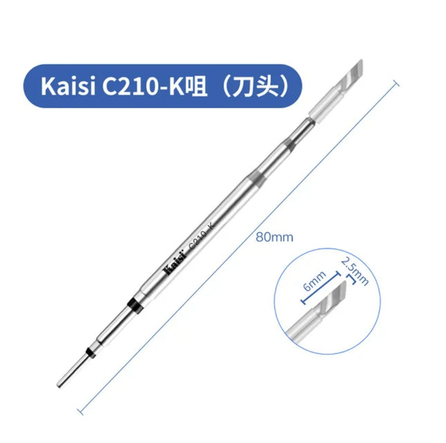 Kaisi C210 Soldering Iron Tips / Knife Flat / K