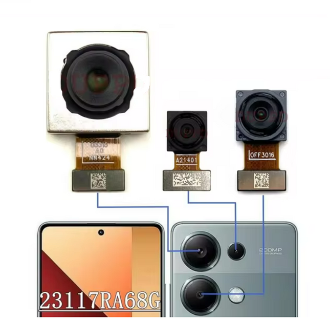 For Xiaomi Redmi Note 13 Pro 5G / Note 13 Pro+ / Redmi Note 13 Pro 4G Rear back big camera / A set (Premium OEM)