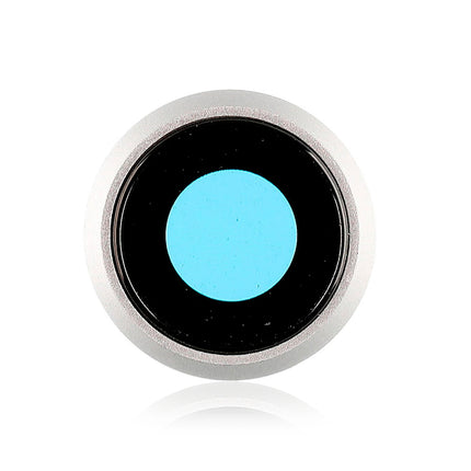 For iPhone 8 Camera Lens With Frame/Sticker White(Premium OEM)(SKU:1085382)