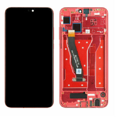 For Honor 10 Lite LCD Assembly with Frame Red(Refurbished)(SKU:1482459)