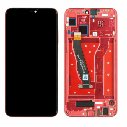 For Honor 10 Lite LCD Assembly with Frame Red(Refurbished)(SKU:1482459)