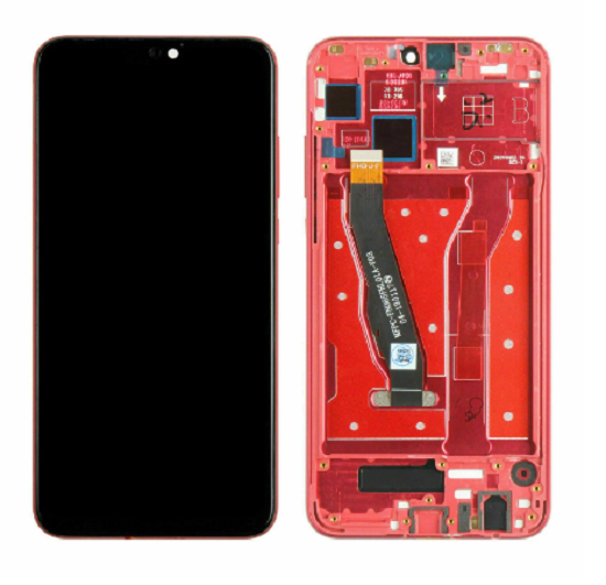 For Honor 10 Lite LCD Assembly with Frame Red(Refurbished)(SKU:1482459)