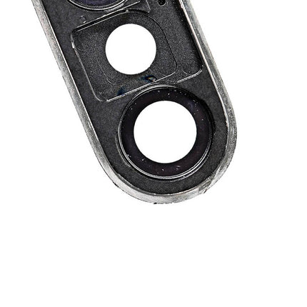 For iPhone Xs max Camera Lens With Frame/Sticker White(Premium OEM)(SKU:1091365)