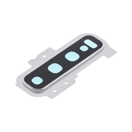 For Samsung Galaxy S10+/G975 Camera Lens With Frame/Sticker White(Premium OEM)(SKU:1113012)