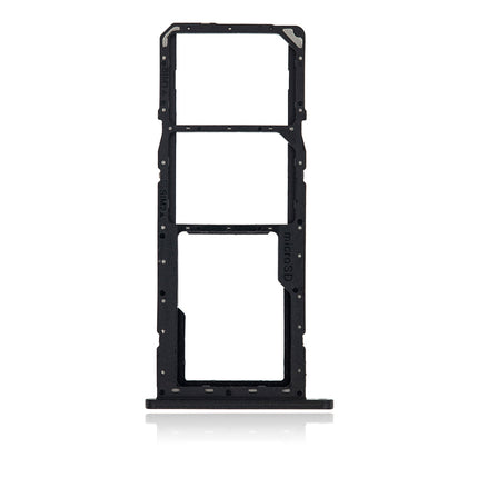 For Samsung Galaxy A01/A015F Sim Card Tray/Dual Card Black(Premium OEM)(SKU:1430943)