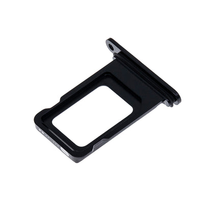 For iPhone 12 Sim Card Tray/Dual Sim Card Black(Premium OEM)(SKU:1358969)