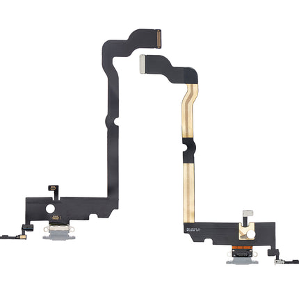 For iPhone Xs max Charge Port Flex Cabe White(Refurbished)(SKU:1123852)