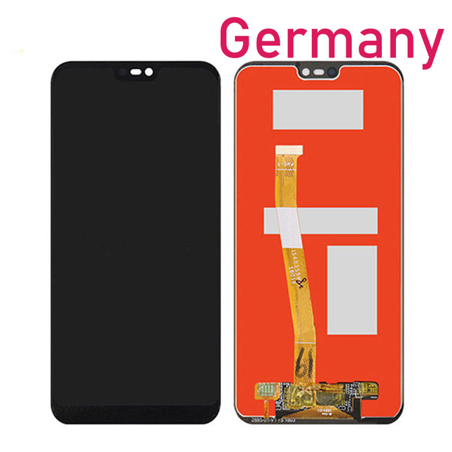 For Huawei P20 Lite LCD Assembly / no logo / Nova 3E | Black ( Refurbished ) ***DE Warehouse***