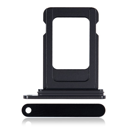 For iPhone 15 / 15 Plus Sim Card Tray Holder/Single Sim Card | Black (Premium OEM)