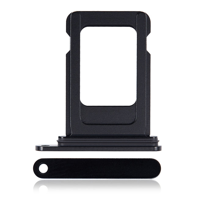 For iPhone 15 / 15 Plus Sim Card Tray Holder/Single Sim Card | Black (Premium OEM)