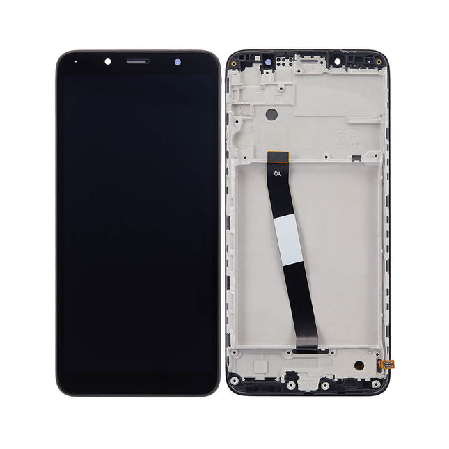 For Xiaomi Redmi 7A | LCD Assembly With Frame | Black(Refurbished)