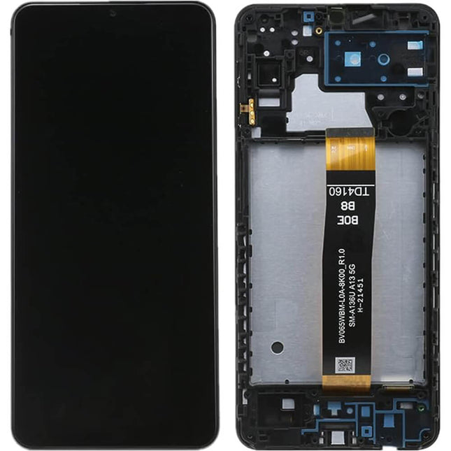 For Samsung Galaxy A13 5G / A136 / A04s | LCD Assembly with Frame | Black(Refurbished)