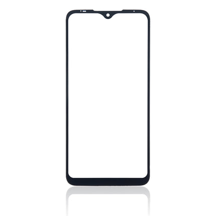 For Motorola One Macro Front Glass/Lens Black(Aftermarket Plus)(SKU:1474636)