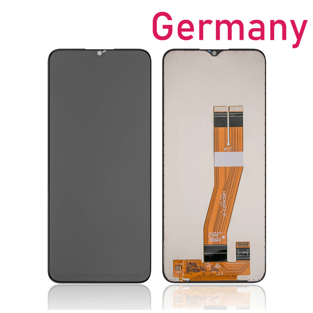 For Samsung Galaxy A02s / A025F / A03S / A03  LCD Assembly (Small Glass Version) 159mm | Black /International Version (Refurbished)***DE Warehouse***